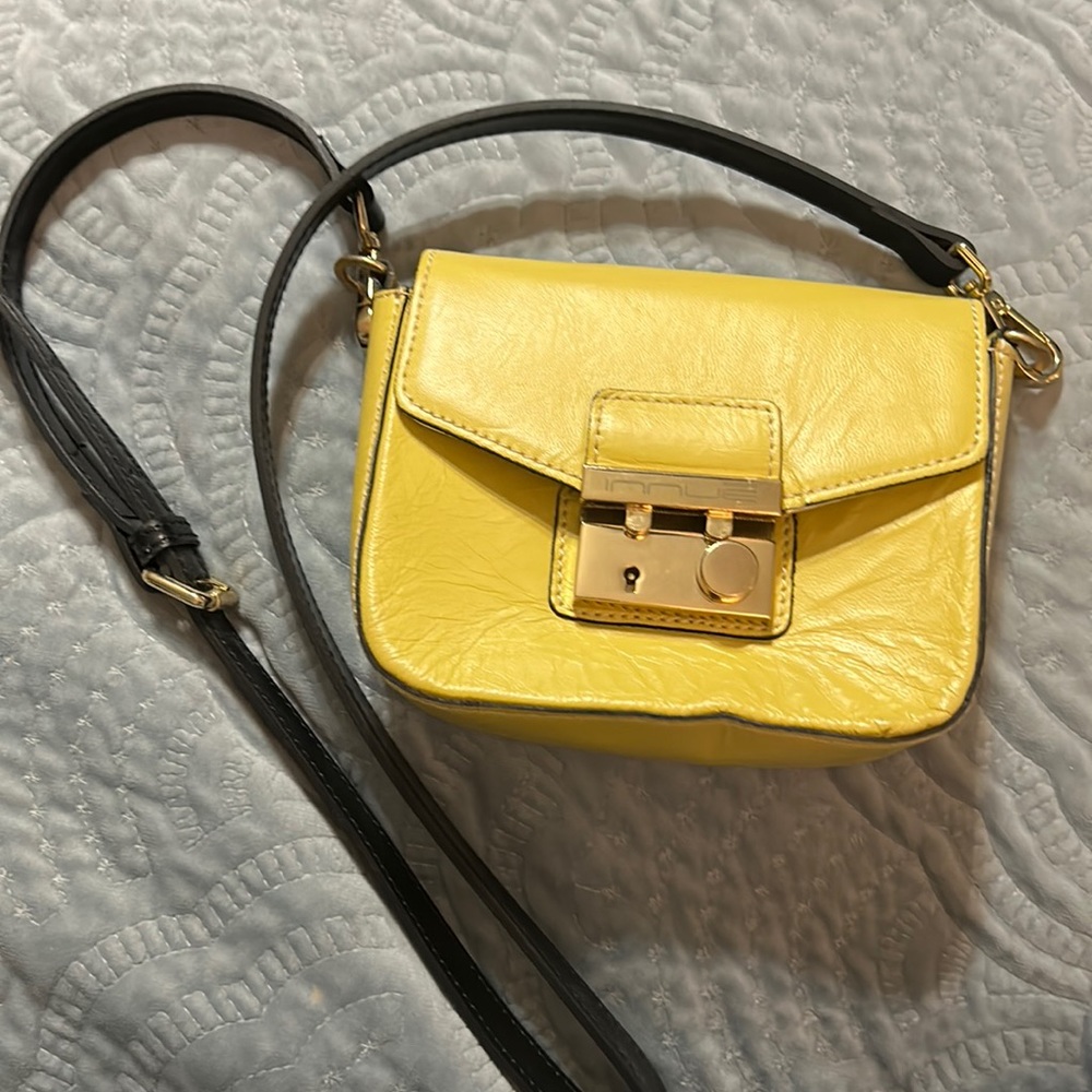 Leather crossbody purse